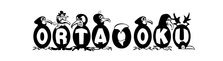 Flying Penguin  Free Fonts Download