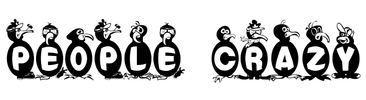 Flying Penguin  Free Fonts Download