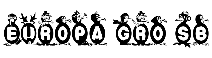 Flying Penguin  Free Fonts Download