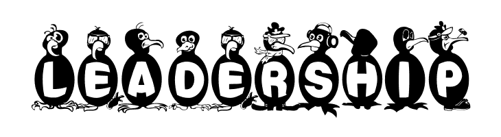 Flying Penguin  Free Fonts Download