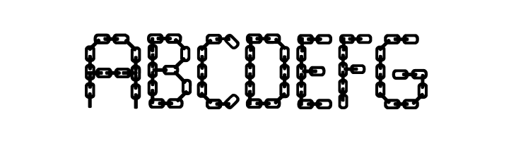 CHAINS  Color Fill  Free Fonts Download