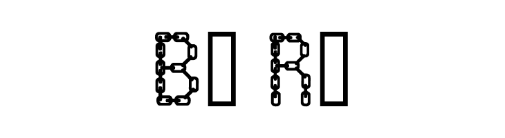 CHAINS  Color Fill  Free Fonts Download