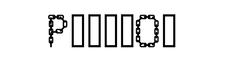 CHAINS  Color Fill  Free Fonts Download