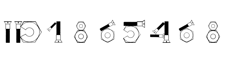 Boulons Tryout  Free Fonts Download