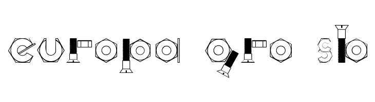 Boulons Tryout  Free Fonts Download