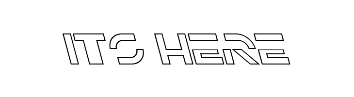 Solar Sailer Outline Italic  Free Fonts Download