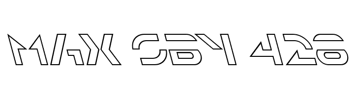 Solar Sailer Outline Italic  Free Fonts Download