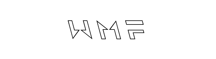 Solar Sailer Outline Italic  Free Fonts Download