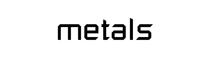 metals SpaceOne Font