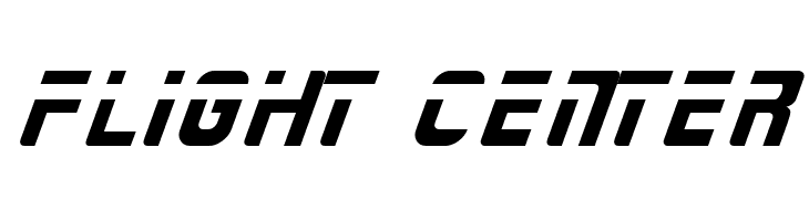 FLIGHT%2BCENTER Next-Star-Kursiv Font