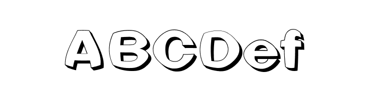 Clearblock circular - 3DFX  Free Fonts Download