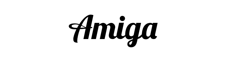 Amiga Lobster 13 Font