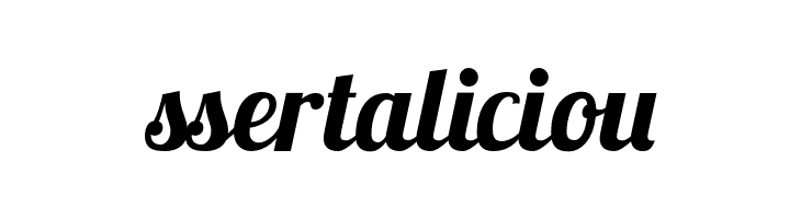 ssertaliciou Lobster 13 Font