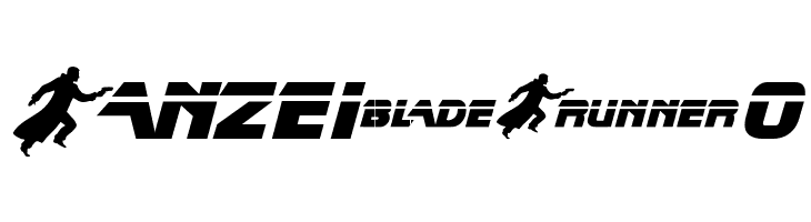 Blade Runner Movie Font 2  Free Fonts Download