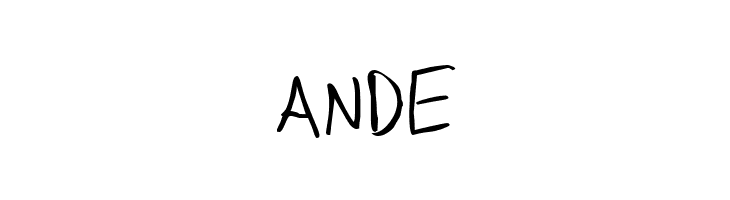 AndyHand  Free Fonts Download