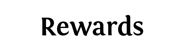 Rewards Fontin Bold Font