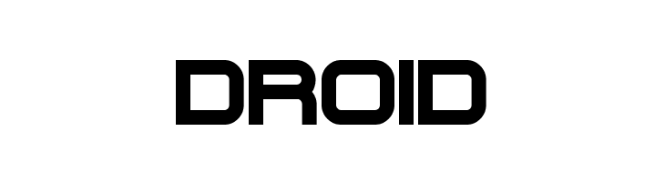 DROID SteelWolf Medium Font