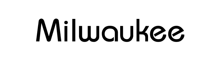 Milwaukee Bauhaus Font