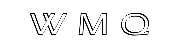 Ruffian Outline  Free Fonts Download