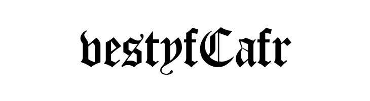 vestyfCafr Diploma Regular Font