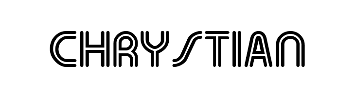 CHRYSTIAN Duo-Line Regular Font