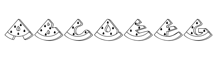 Accent Watermelon  Free Fonts Download
