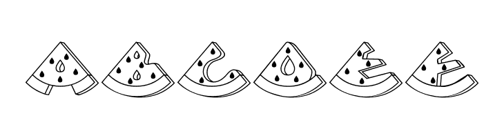 Accent Watermelon  Free Fonts Download