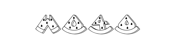 Accent Watermelon  Free Fonts Download