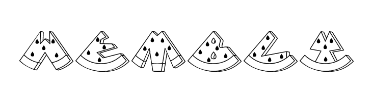 Accent Watermelon  Free Fonts Download