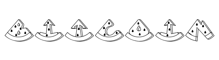 Accent Watermelon  Free Fonts Download