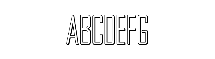 HollowGothic Caps Medium  Free Fonts Download