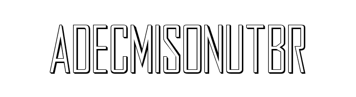 HollowGothic Caps Medium  Free Fonts Download