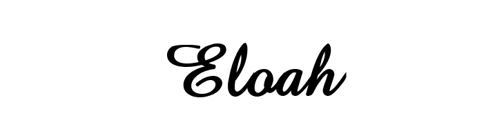 Eloah Amaze Bold Font