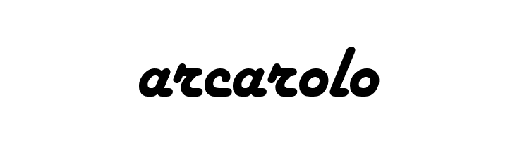 arcarolo Harlow Solid Italic Font