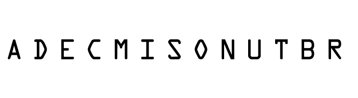Microscan A  Free Fonts Download