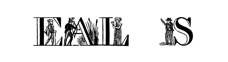 a picture alphabet  Free Fonts Download