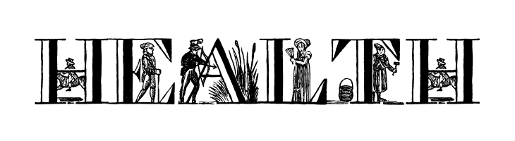 a picture alphabet  Free Fonts Download