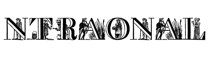 a picture alphabet  Free Fonts Download