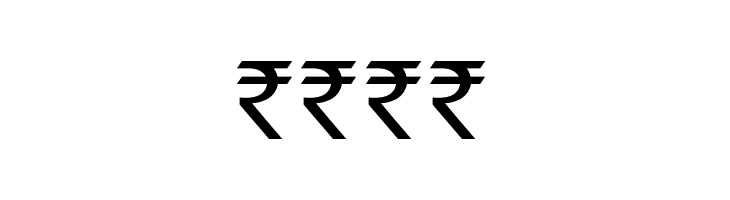 Indian Rupee Font  Free Fonts Download