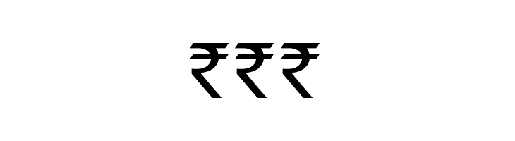 Indian Rupee Font  Free Fonts Download