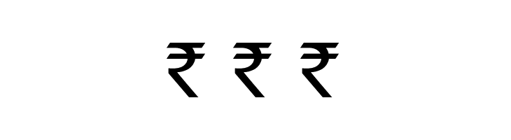 Indian Rupee Font  Free Fonts Download