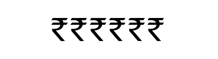 Indian Rupee Font  Free Fonts Download