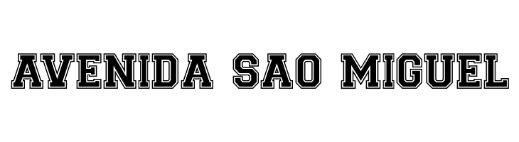 CollegiateHeavyOutline Medium  Free Fonts Download