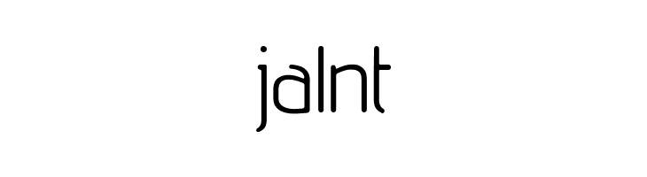 jalnt advent Rounded Font