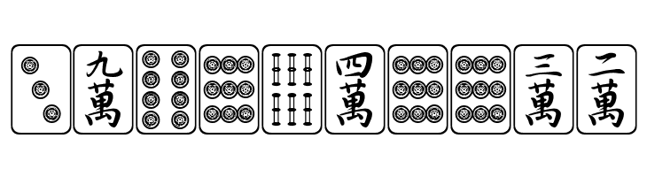 Mahjong  Free Fonts Download