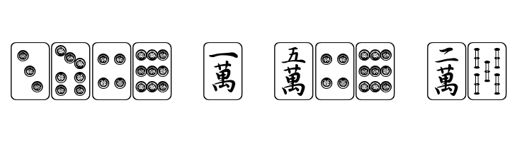 Mahjong  Free Fonts Download