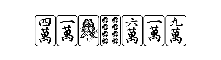 Mahjong  Free Fonts Download