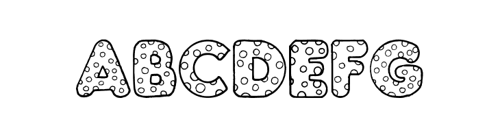 Chubby Dotty  Free Fonts Download