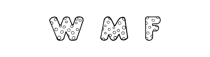 Chubby Dotty  Free Fonts Download