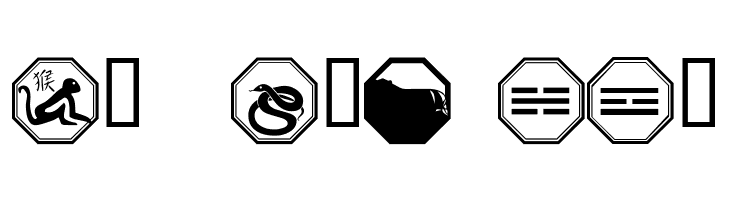 101! Chinese Zodiac  Free Fonts Download